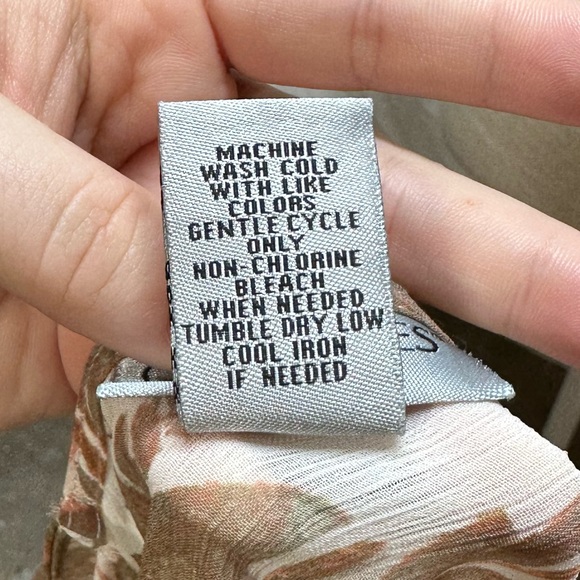 Catherine’s Sheer Brown and Pink Blouse/Cover Up Size 26/28W - Picture 8 of 8